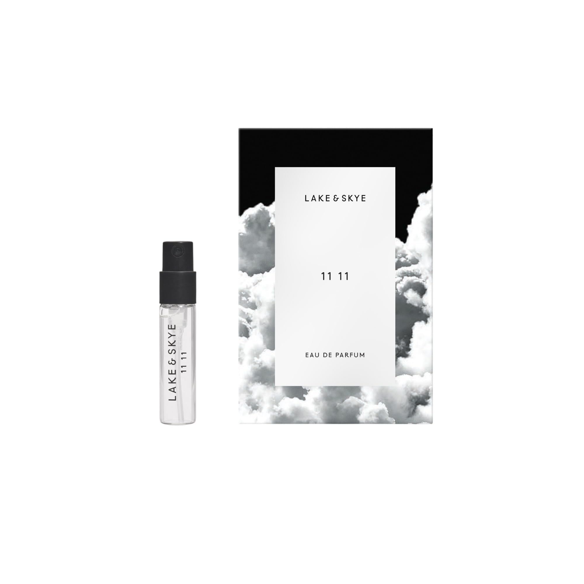 Lake & Skye11 11 Eau de Parfum Vial Spray, 0.06 fl oz (2 ml) - Sheer & Uplifting Scent