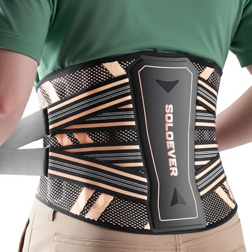 SOLOEVER Ultra Breathable Back Brace