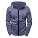 Produktbild SANFASHION Pullover Herren Slim fit Halfzip Jacke Kapuze Hoodie Sweatshirt Kapuzenpullover