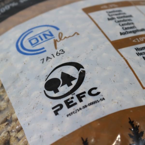 Sacos de Pellets Din Plus A1 15kg de madera 100% conífera 100% natural, para estufas y calderas de biomasa 6mm – HP5
