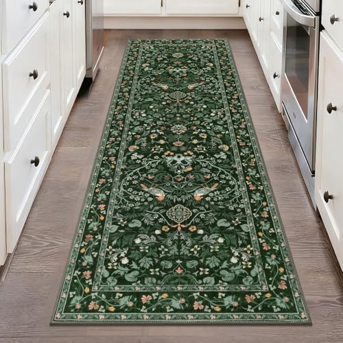 HEBE Hallway Runner Rug 2'x6', Washable Non Slip Kitchen Rug Runner