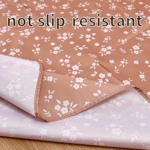 Image of Baby Splat Mat for Under High Chair, 51 x 51 Inch | Polyester Splash Mat, Stain-Proof, Wipe-Clean, Thin & Light, Portable. Use As Food , Tablecloth, Picnic,Play ,Floor Mat