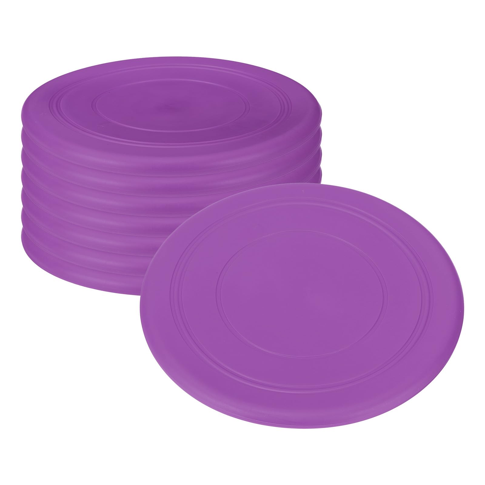 PATIKIL Disque volant en silicone souple coloré pour sports de plein air entraînement jeux de pelouse