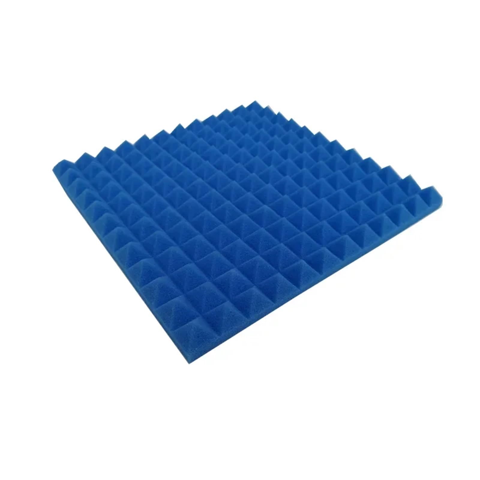 Espuma acústica de estudio, esponja insonorizada, aislamiento acústico piramidal, paneles a prueba sonido alta densidad Para amortiguar el sonido(Blue,High Density,48Pack)