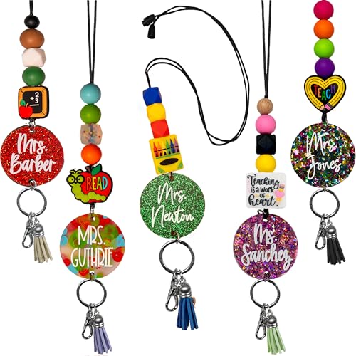By the Graces Personalized Teacher Lanyard with Name...