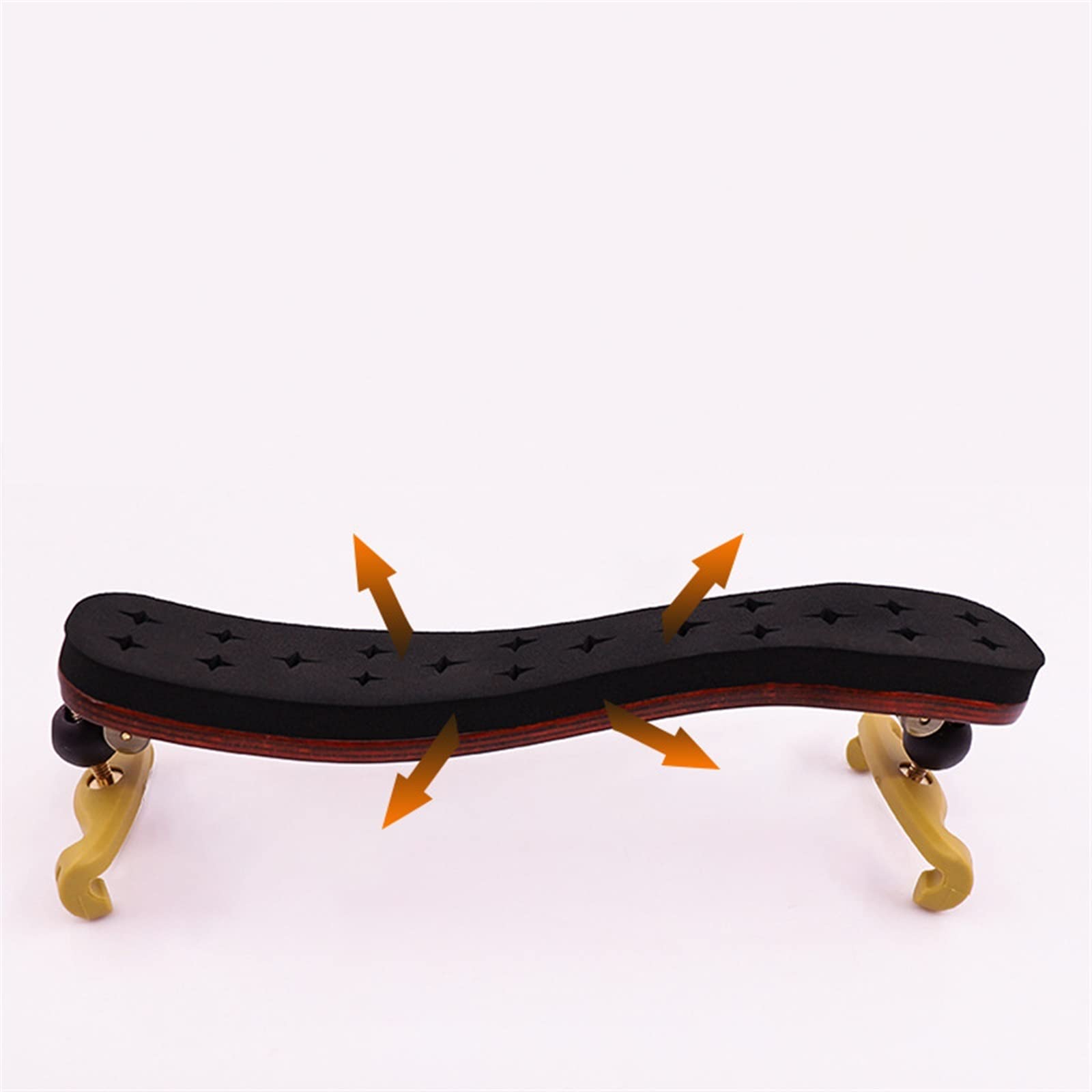 Reposabrazos De Violín De Arce, Almohadilla De Hombro De Esponja Suave Ajustable, Reposacabezas De Garra, Almohadilla De Violín 4/4-3/4 Accesorios para instrumentos de cuerda