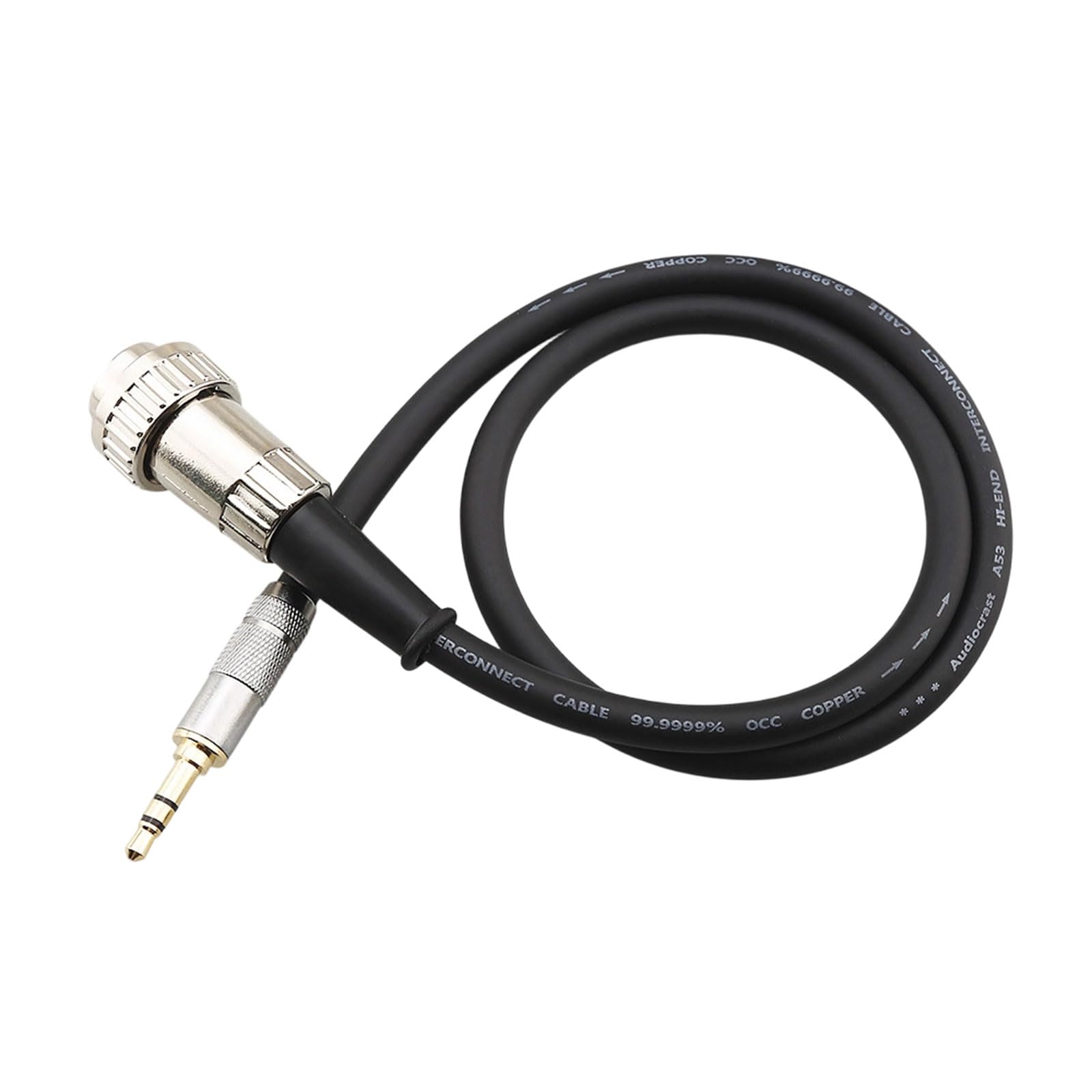 Cable de 3,5 mm a DIN de 5 pines para transmisión de sonido desde conectores, cable de sonido, ideal para música y reproducción