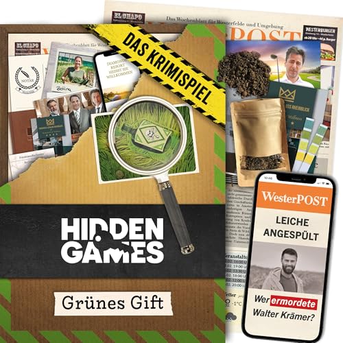 Hidden Games Tatort - Grünes Gift - Deutsch - Realistisches Krimispiel, spannendes Detektivspiel, Escape Room Spiel Hidden Games Tatort - Grünes Gift - Deutsch - Realistisches Krimispiel, spannendes Detektivspiel, Escape Room Spiel