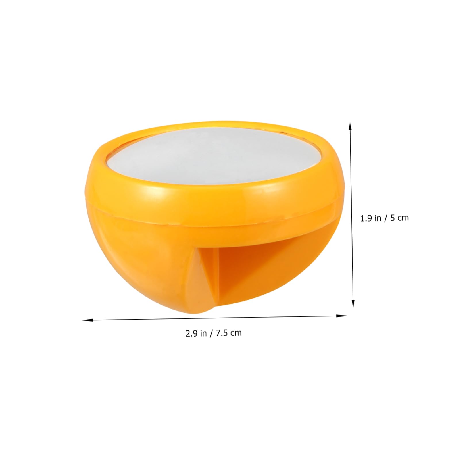 Cabilock 1pc Computer Rearview Mirror Magnifying Safety Mirror for Office Cubicle Use Awareness Tool for Personal Security and Surrounding Visibility