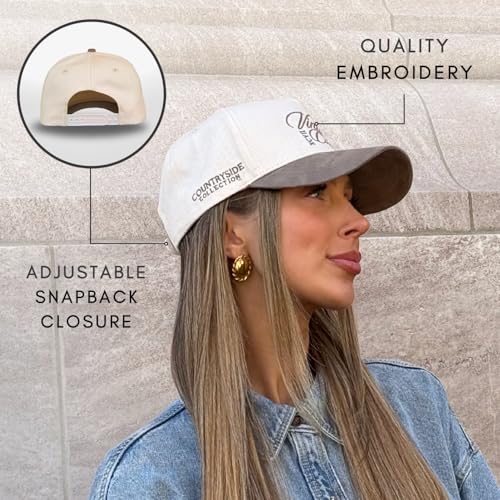 Image of Vintage Western Trucker Hat | Men & Women | Country Cute Caps for Cowgirls Cowboys | Camo Denim Embroidered Cotton | Snapback