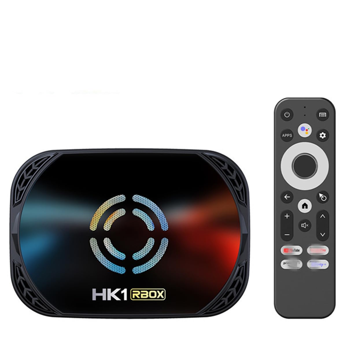 CHROX Android TV Box HK1 RBOX X50, Versión 2025, WiFi 6, 4K/8K, CPU De Cuatro Núcleos S905A/X5M, WiFi 2,4 GHz/5 GHz, Bluetooth 5.0, USB 3.0, Smart TV Box,4gb+128gb