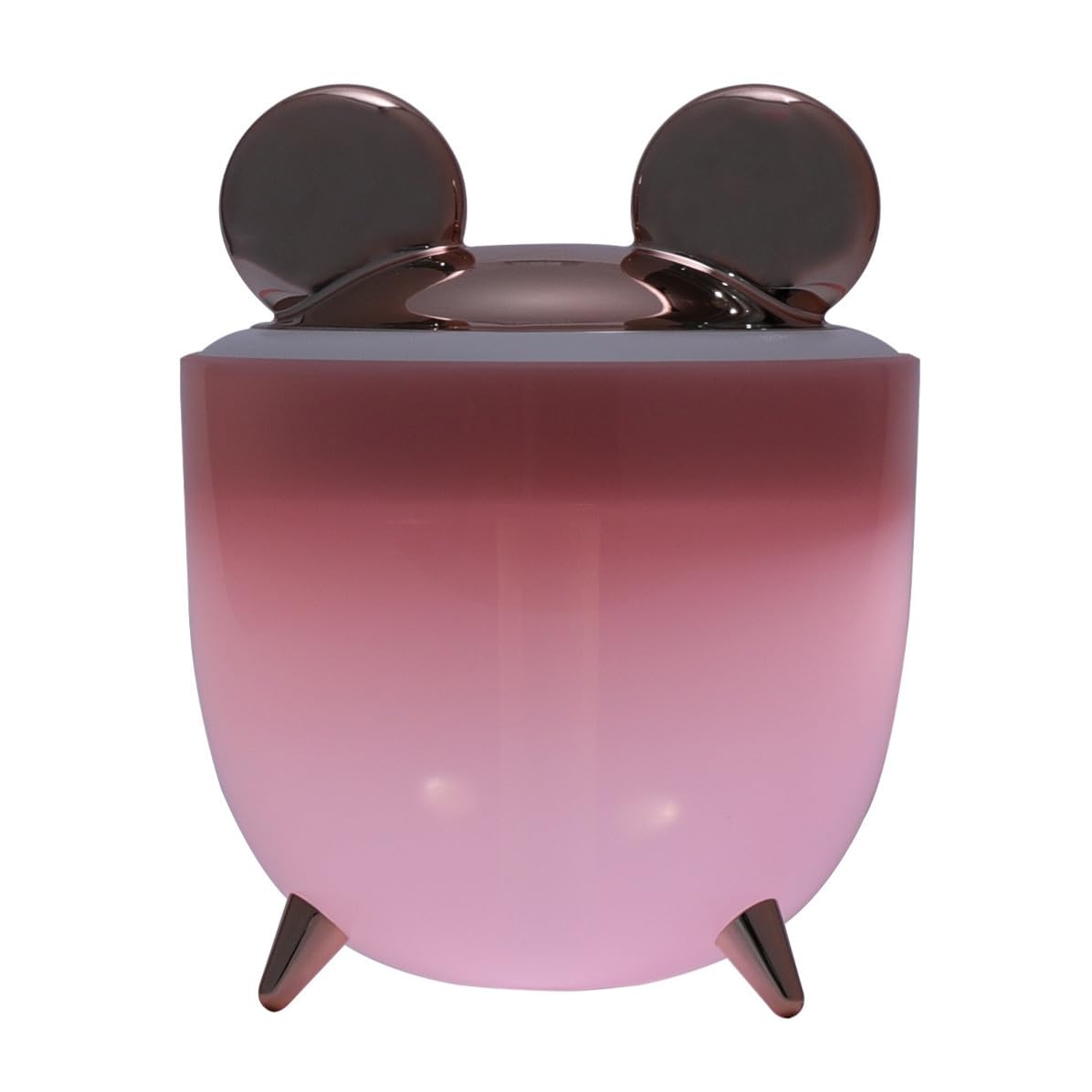 Humidificador rosa portátil de 350ml silencioso y duradero de plástico ABS y PP