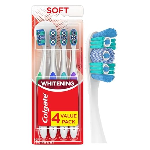 Colgate 360 Optic White Whitening Toothbrush, Soft - 4 Count