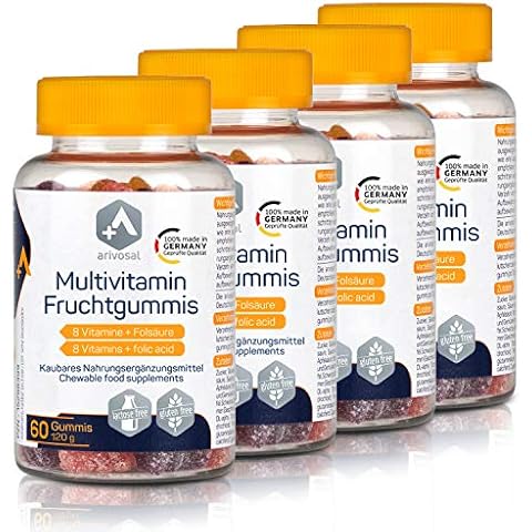Multivitamin Kapseln zum Kauen - 4x 60 kaubare Vitamin Tabletten Cover