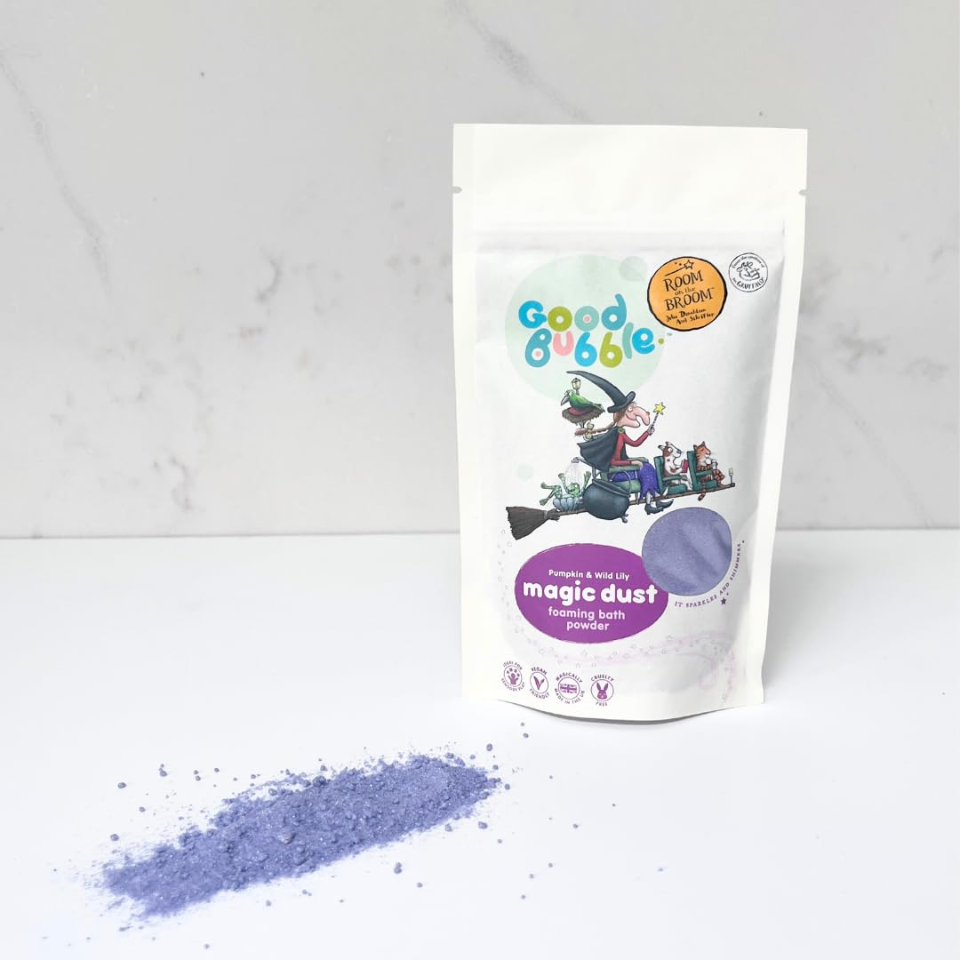 Good Bubble Room on the Broom Magic Bath Dust Sensory Play for Kids (180g)