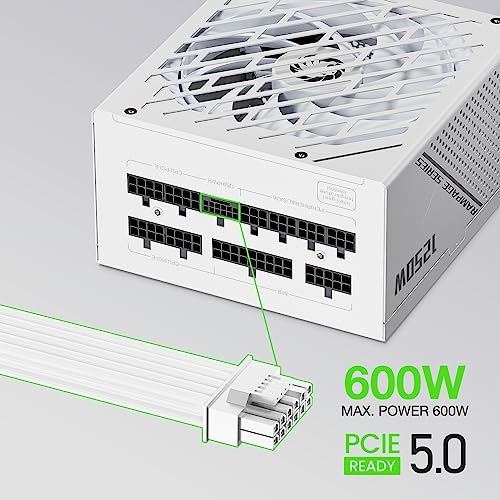 Fuente de poder GAMEMAX Rampage Series 1250W Modular ATX miniatura 3