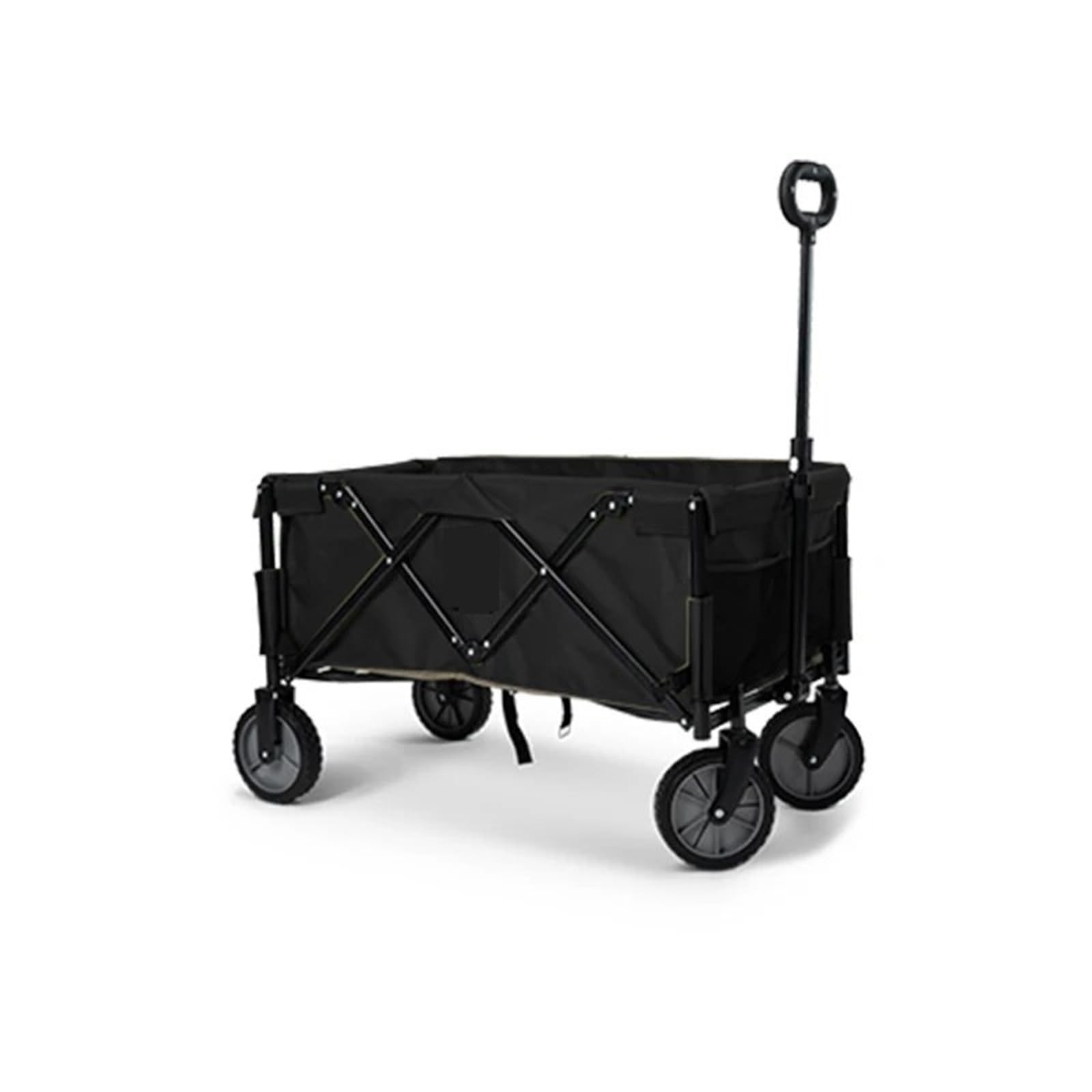 festival trolley， Heavy-Duty Camping Cart, 150kg, 350L, Black(Black)