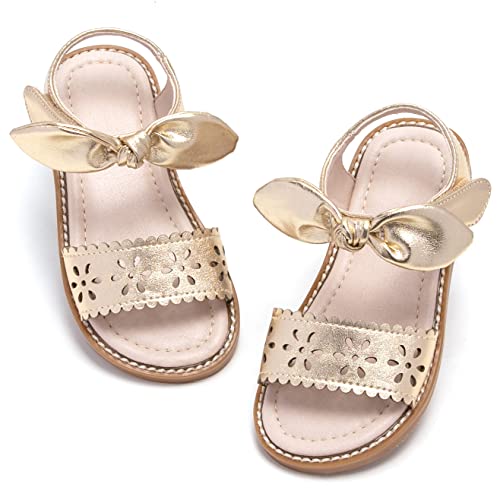 Image of GINFIVE Toddler Girls Sandals Little Girls Kids Summer Shoes Toddler Sandals
