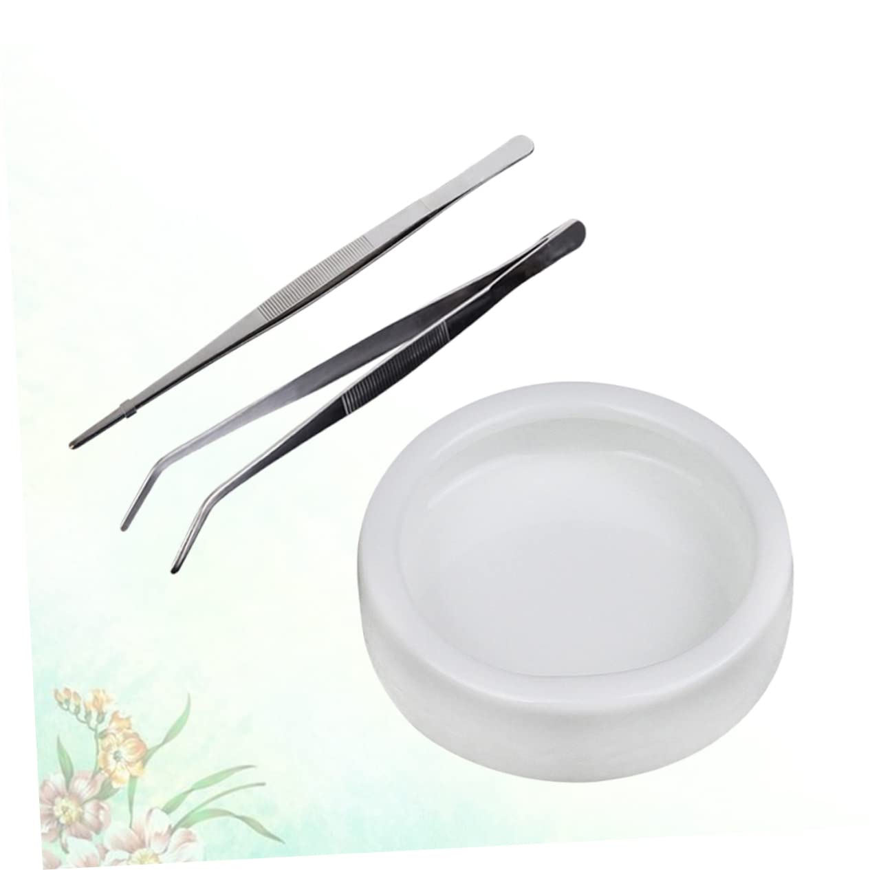 Ciotola per l'acqua per rettili Ciotola for rettili, 9 pezzi di ciotola in ceramica for animali domestici, ciotola for acqua, pinzette for rettili, pinze for l'alimentazione, cibo for grilli, pasto fo