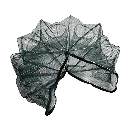 image for Laxygo Portable Folded Fishing Net Collapsible Net Trap Cast Dip Cage 