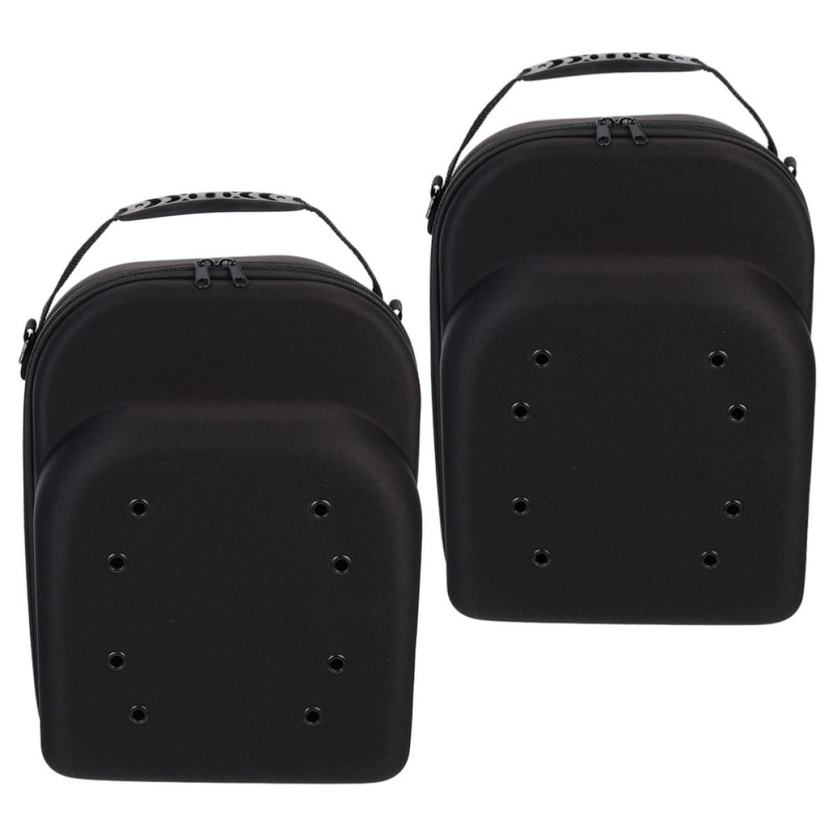 MAGICLULU 2 Pezzi Scatola Porta Cappelli da Viaggio in Eva, Organizer Nero