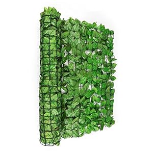 Blumfeldt Fency Bright Leaf – privacybescherming, windbescherming, geluidsbescherming, 300 x 100 cm, beukenblad, hoge…