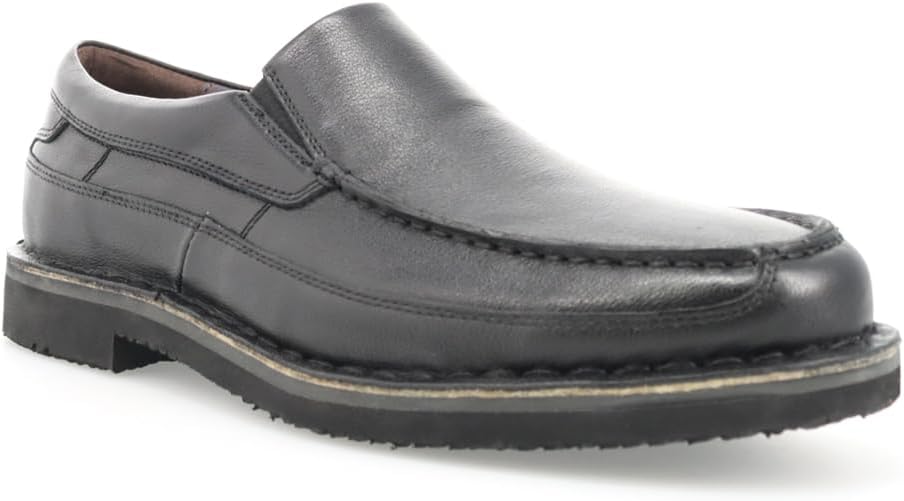 Propet Mens Flynn Slip On Moc Toe Dress Dress Shoes - Black