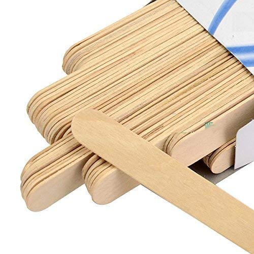 PAXMAXWooden Professional Disposable Wax Knife/Spatulas/Applicators 400 pcs Box