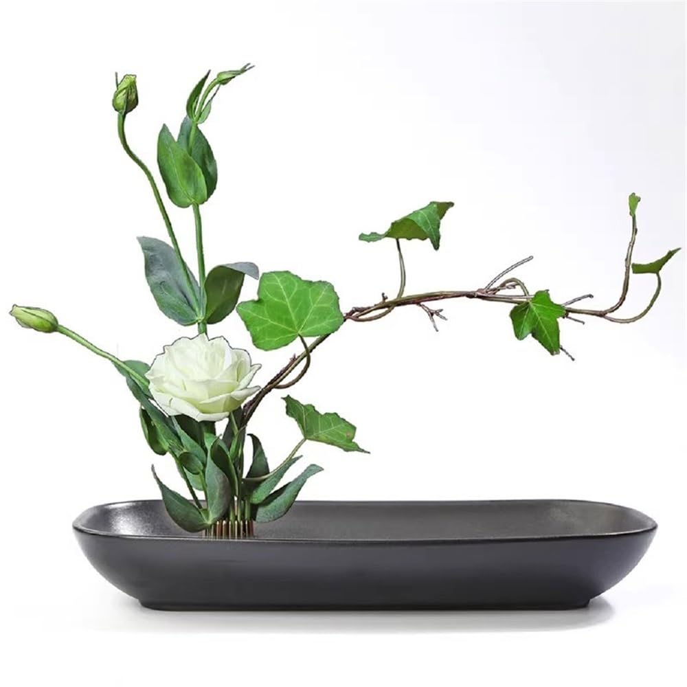 Versatile Piattini Lunghi for Piante Vassoi raccogligocce in Ceramica 13,3 Pollici