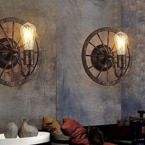 Applique murale vintage avec douille E27 orientable pour salon et hôtel - 4