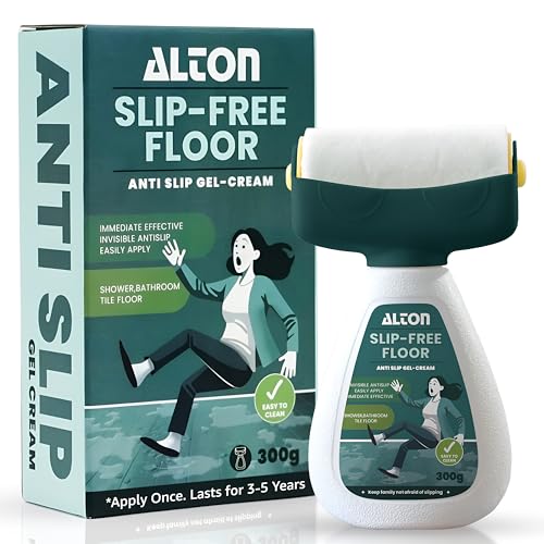 Image of ALTON Slip-Free Gel | Invisible Effect, Anti-Slip & Anti-Skid Gel For Bathroom, Kitchen, Floors | Safe for Floors-No Damage | Works on Tiles, Stone, Marble, Ceramic, Porcelain | Lasts 3-5 Years (300g)