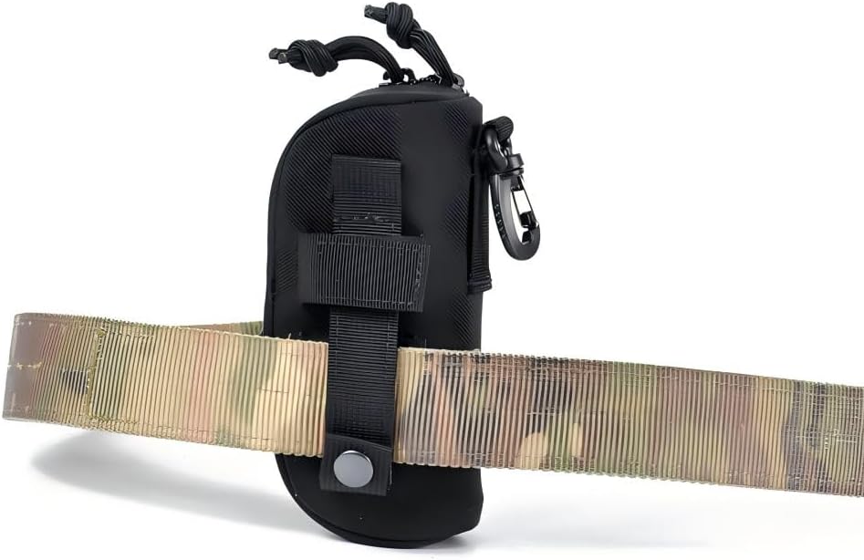 ZZY Tactical Molle Glasses Pouch, Durable Black Glasses Case for Eyeglasses and Sunglasses, Shockproof Eyeglasses Case with Molle Attachment, Portable Sunglass Case for Outdoor Use - Image 6