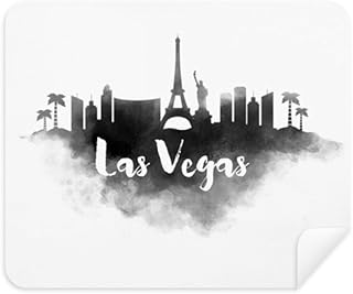 Las Vegas America Landmark Ink City Painting Cleaning Cloth Screen Cleaner 2pcs Suede Fabric