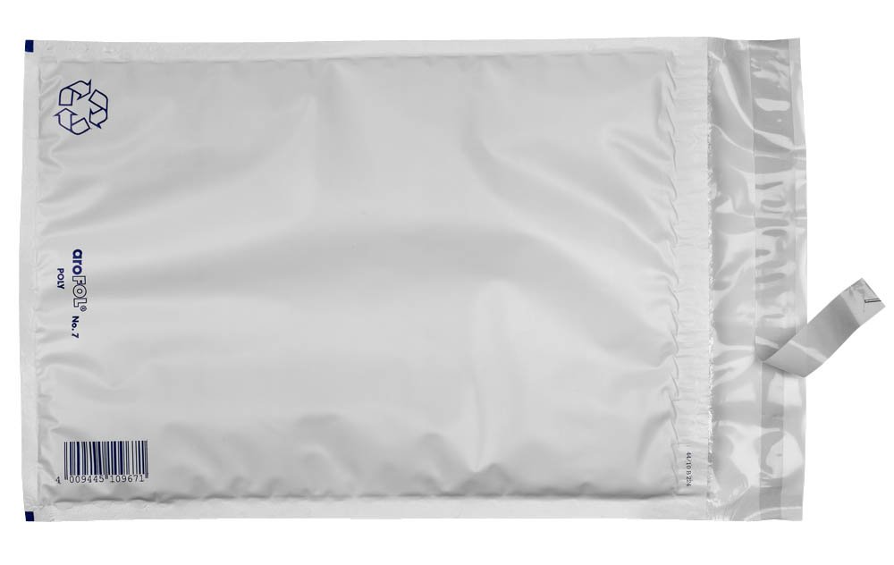 Luftpolstertasche aroFOL® Poly, 7, Außen-/Innenmaße 250x350/230x340mm, weiß