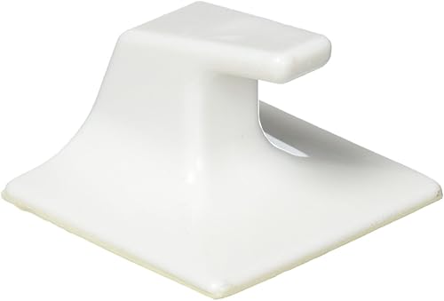 OOK 72800 Gancho multiusos autoadhesivo de plástico grande de 2 libras (paquete de 2)