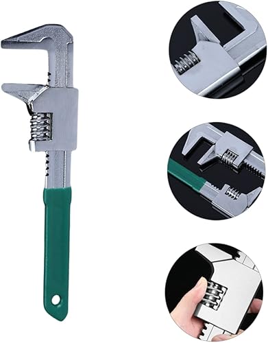 Miniatura 2 de ORFOFE Llave de ángulo recto en forma de F, alicates de acero para fontanería, alicates ajustables para apretar y aflojar accesorios, diseño de