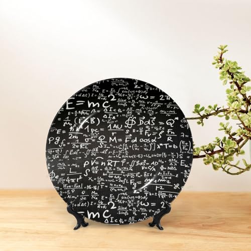 Platos Decorativos Cerámicos 10 in Física y Química miniatura 6