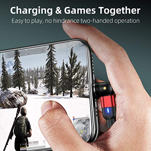 Bojianxin 540° Rotation Magnetic Charging Cable（7-Pack, 1.6Ft/3.3Ft/3.3Ft/6.6Ft/6.6Ft/10Ft/10Ft） Magnetic Usb Cable, 3 In 1 Magnetic Phone Charger Compatible With Micro Usb, Type C Etc #TOP2
