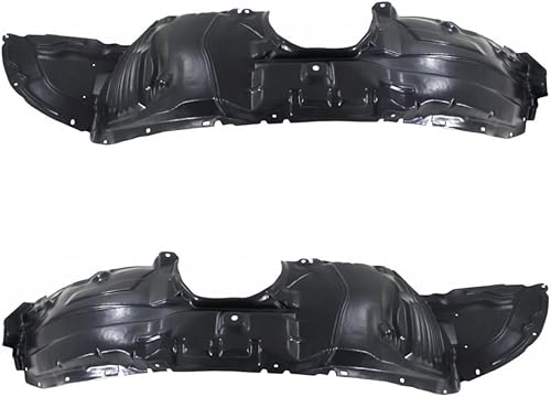 Para Mazda 3 2010 2011 2012 2013 Fender Liner lado del conductor y del pasajero Par Delantero Motores 2.0L2.5L Plástico Reemplazo para