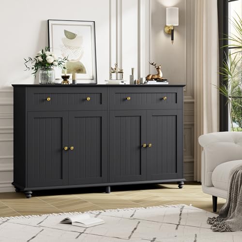 Finetones 134 Buffet Cabinet With Storage, 55.1 Inch Large Sideboard Buffet Cabinet thumb #1