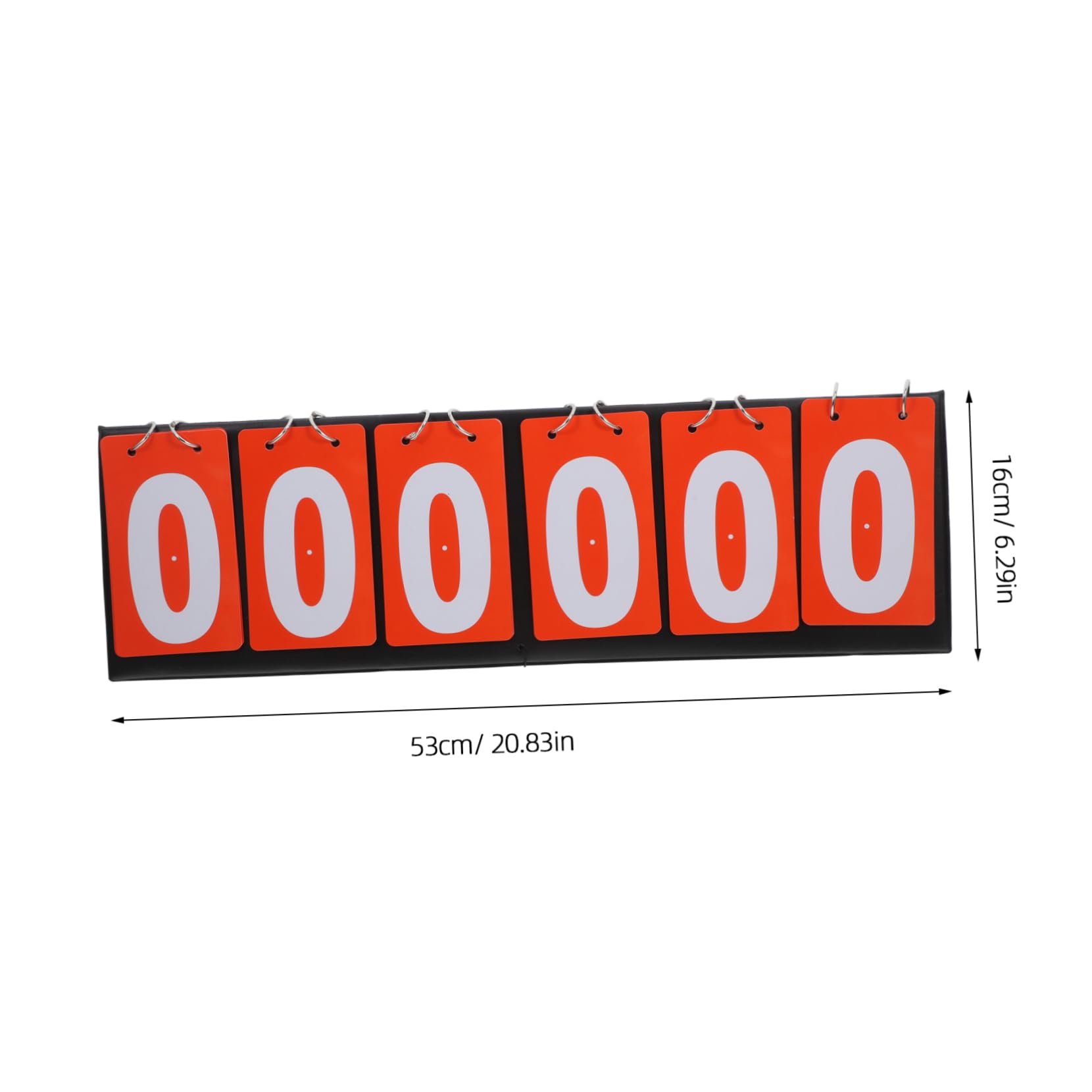 Toddmomy Portable Multi Sport Flip Scoreboard Durable Tabletop Scorekeeper for Soccer Basketball More Safe Cloth Paperboard Materials for Events