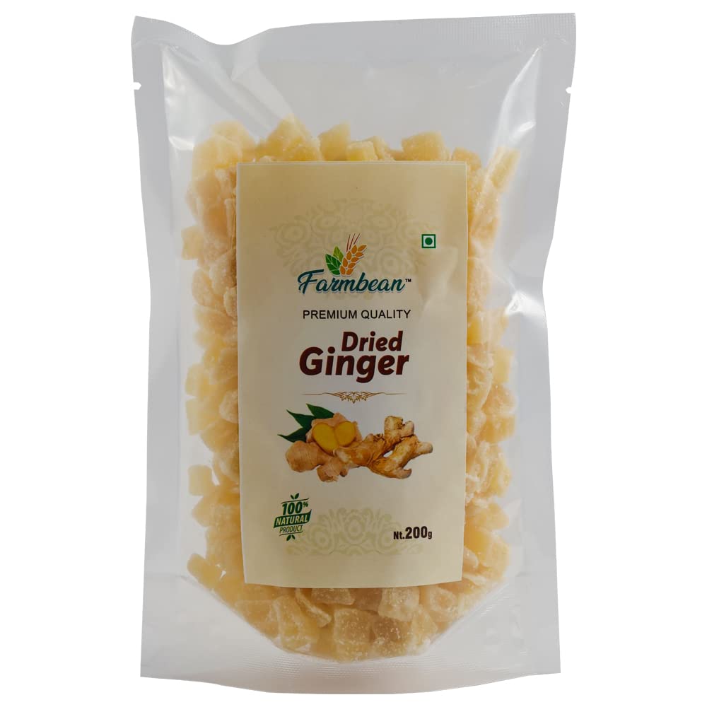 Farmbean Sweet Dry Ginger | Mithi Adrak - 200 Gms (B0BVMSZK59) Amazon Price History, Amazon Price Tracker