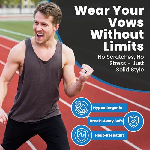 Silicone Wedding Rings - 5 Pack4