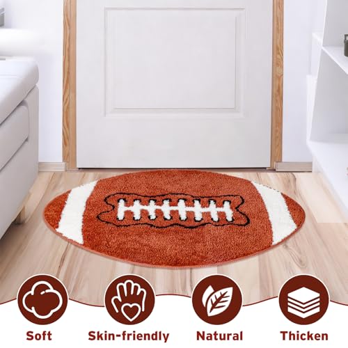 Tapete decorativo fútbol 81x51 cm para niños miniatura 5