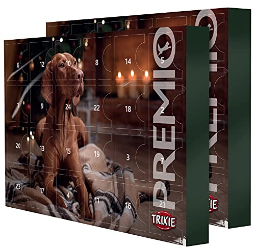 Trixie Adventskalender PREMIO für Hunde mit diversen Leckereien im Doppelpack (2 Stück)