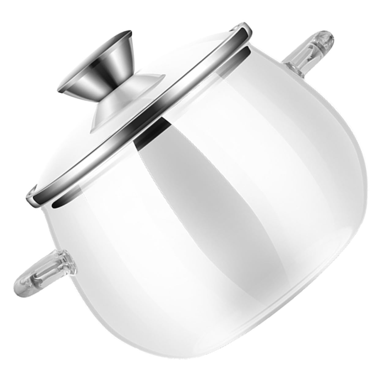 Homoyoyo Vorratsglas 1200ml aus Glas und Edelstahl Luftdichter Küchenbehälter mit Löffel Hitzebeständig und Vielseitig für Milchpulver und Gewürze