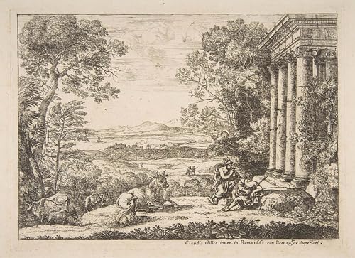 Murale Tableaux Toile Claude Lorrain pour Réduire le Vide d'un Mur