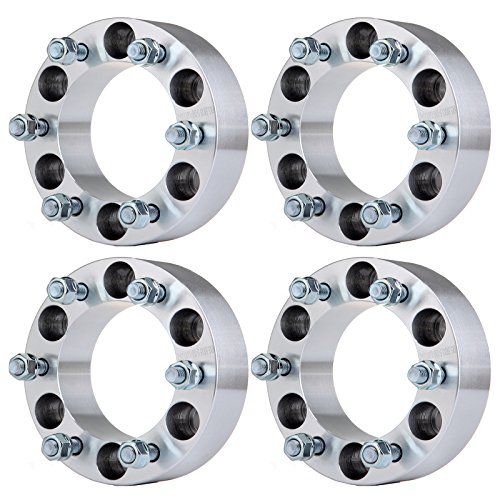 ECCPP 4x 6 lug Wheel Spacers 6x139.7mm 2 inch 6x5.5 to 6x5.5 108mm fits for Nissan Frontier Pathfinder Armada Titan Xterra Pickup for Infiniti QX56 QX4 with 12x1.25 Studs