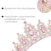 DRESHOW Couronne d'anniversaire pour Femmes Tiare de Cristal pour Filles Accessoires de Cheveux Tiare de Mariage Couronne de Princesse Pailletée Serre-tête de Fête Diadèmes pour Femme #1