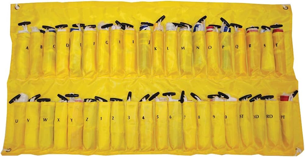 TAYLOR MADE PRODUCTS International Code Signal Flag Set, 12" x 18", Durable Nylon Construction, Fade Resistant, Brass Grommets, Canvas Heading, Flags Only - 2020109305